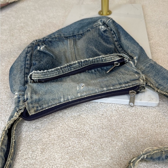 Mini Denim Shoulder Bag - Picture 3 of 8